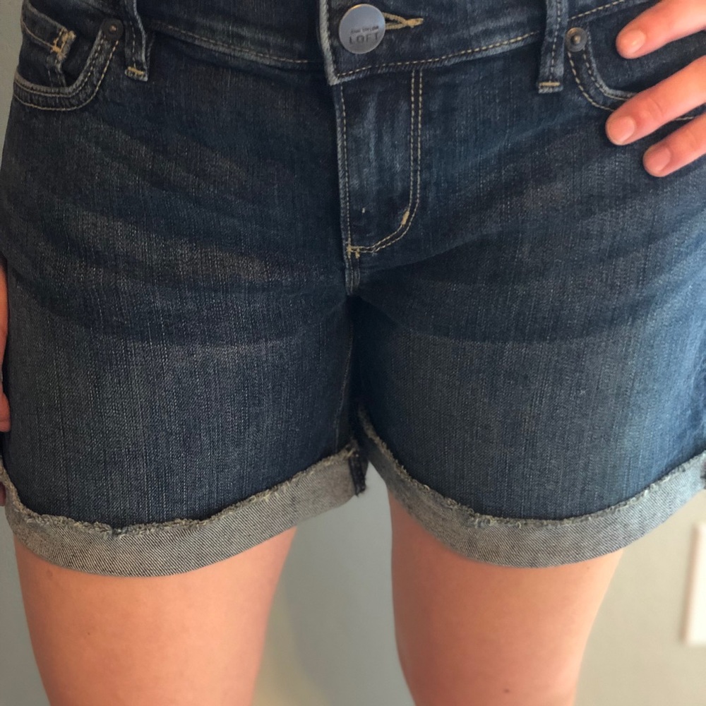 Loft denim shorts